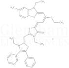 5-[3-Ethoxy-4-(3-ethyl-5-methyl-2(3H)-benzothiazolylidene)-2-butenylidene]-3-ethyl-2-[(3-ethyl-4,5…