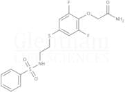 2,6-Difluoro-4-[2-(phenylsulxadfonylxadamino)xadethylxadthio]xadphenoxyxadacetamide