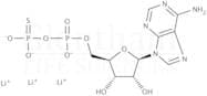 Adenosine 5′-[β-thio]diphosphate trilithium salt