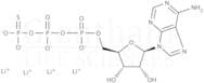 Adenosine 5′-[γ-thio]triphosphate tetralithium salt