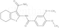 2-(3,4-Dimethoxy-benzoylamino)-4,5,6,7-tetrahydro-benzo[b]thiophene-3-carboxylic acid amide