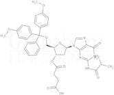 2''-Deoxy-5''-O-DMT-N2-isobutyrylguanosine 3''-O-succinate