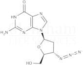 3''-Azido-2'',3''-dideoxyguanosine