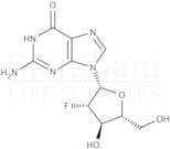 9-(2''-Deoxy-2''-fluoro-b-D-arabinofuranosyl)guanine