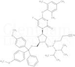 2''-Deoxy-5''-O-DMT-5-fluoro-O4-(2,4,6-trimethylphenyl)uridine 3''-CE phosphoramidite