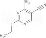 4-Amino-2-(ethylthio)-5-pyrimidine carbonitrile