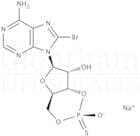 8-Bromoadenosine 3'',5''-cyclic monophosphorothioate, Rp-isomer sodium salt