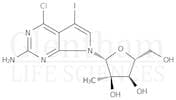 4-7H-Chloro-5-iodo-7-(2-C-methyl-b-D-ribofuranosyl)-7H-Pyrrolo[2,3-d]pyrimidin-2-amine