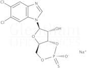 5,6-Dichloro-(1-b-D-ribofuranosyl) benzimidazole 3'',5''-cyclic monophosphothioate, Sp-isomer sodi…