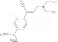 N-[3-Cyano-3-[4-(dicyanomethyl)phenyl]-2-propenylidene]-N-ethyl-ethaniminium inner salt