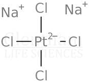 Sodium tetrachloroplatinate(II) solution