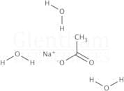 Sodium acetate trihydrate, 99%, ACS