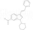 (E)-6-Nitro-3-(2-(pyridin-2-yl)vinyl)-1-(tetrahydro-2H-pyran-2-yl)-1H-indazole