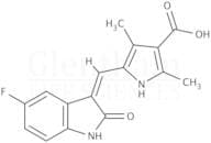 5-((Z)-(5-Fluoro-2-oxoindolin-3-ylidene)methyl)-2,4-dimethyl-1H-pyrrole-3-carboxylic acid