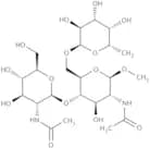 Methyl 2-acetamido-4-O-(2-acetamido-2-deoxy-b-D-glucopyranosyl)-2-deoxy-6-O-(a-L-fucopyranosyl)-b-…