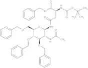 N-ω-(2-Acetamido-3,4,6-tri-O-benzyl-2-deoxy-b-D-glucopyranosyl)-N-a-Boc-L-asparagine benzyl ester
