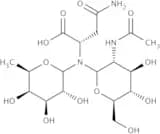 N-[2-Acetamido-2-deoxy-6-O-(a-L-fucopyranosyl)-D-glucopyranosyl]-L-asparagine