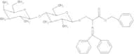 N-Diphenylmethylene-O-(2,3,6,2'',3'',4'',6''-hepta-O-acetyl-b-D-lactosyl)-L-serine benzyl ester