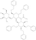 2-Acetamido-1,6-di-O-benzyl-3-O-(2,3,4-tri-O-benzyl-b-L-fucopyranosyl)-2-deoxy-4-O-(b-D-galactopyr…