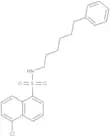 N-(6-Phenylhexyl)-5-chloro-1-naphthalenesulfonamide