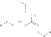 Sodium acetate trihydrate, 99.5%, BP, Ph. Eur., USP grade
