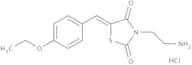3-(2-Aminoethyl)-5-((4-ethoxyphenyl)methylene)-2,4-thiazolidinedione hydrochloride