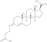 Progesterone 3-(O-carboxymethyl)oxime