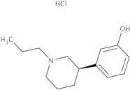 R(+)-3-(3-Hydroxyphenyl)-N-propylpiperidine hydrochloride
