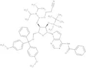 N6-Benzoyl-2''-tert-butyldimethylsilyl-7-deaza-5''-O-DMT-adenosine 3''-CE phosphoramidite