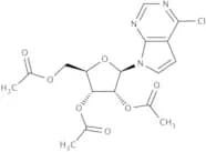 6-Chloro-7-deaza-9-(2'',3'',5''-tri-O-acetyl-b-D-ribofuranosyl)purine