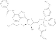 N-Benzoyl-5''-o-(bis(4-methoxyphenyl)phenylmethyl)-2''-o-(2-methoxyethyl)adenosine