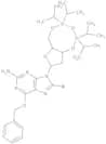 O6-Benzyl-8-bromo-N9-[3’,5’-O-(1,1,3,3-tetrakis(isopropyl)-1,3-disiloxanediyl)-b-D-2’-deoxyribofur…