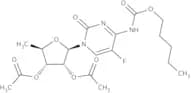 2'',3''-Di-O-acetyl-5''-deoxy-5-fluoro-N4-(pentoxycarbonxyl)cytidine