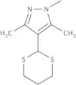 3,5-Dimethyl-4-(1,3-dithian-yl)-1-phenylpyrazole