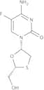 2'',3''-Dideoxy-3-thia-5-fluorocytidine