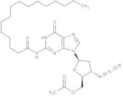 5''-O-Acetyl-3''-azido-2'',3''-dideoxy-N2-palmitoylguanosine