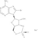 8-Bromoadenosine 3'',5''-cyclic monophosphorothioate, Rp-isomer sodium salt