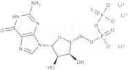 Guanosine 5''-O-(2-thiodiphosphate); trilithium Salt