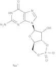 Guanosine 3'',5''-cyclic monophosphate sodium salt