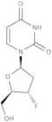 2'',3''-Dideoxy-3''-fluorouridine