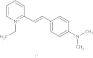 2-[4-(Dimethylamino)styryl]-1-ethylpyridinium iodide