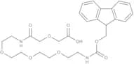 17-(Fmoc-amino)-5-oxo-6-aza-3,9,12,15-tetraoxaheptadecanoic Acid