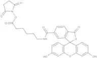 6-[Fluorescein-5(6)-carboxamido]hexanoic acid N-hydroxysuccinimide ester