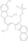2-{2-[(3-Ethyl-5-methyl-2(3H)-benzothiazolylidene)methyl]-1-butenyl}-1-(3-sulfopropyl)naphtho[1,2-…