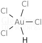 Hydrogen tetrachloroaurate(III); solution