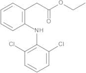 Ethyl 2-[2-[(2,6-Dichlorophenyl)amino]phenyl]acetate (Ethyl Ester of Diclofenac)
