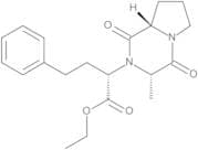 Ethyl (2S)-2-[(3S,8aS)-3-Methyl-1,4-dioxooctahydropyrrolo[1,2-a]pyrazin-2-yl]-4-phenylbutanoate (E…