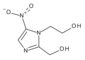 1-(2-Hydroxyethyl)-2-hydroxymethyl-5-nitroimidazole (Hydroxymetronidazole)