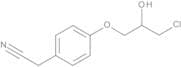2-[4-(3-Chloro-2-hydroxypropoxy)phenyl]acetonitrile
