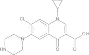 7-Chloro-1-cyclopropyl-4-oxo-6-(piperazin-1-yl)-1,4-dihydroquinoline-3-carboxylic Acid
